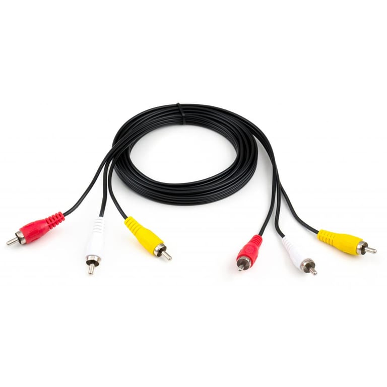 Кабель мультимедійний 3RCA to 3RCA 1.8m Vinga (VCP3RCA1.8) - фото 2