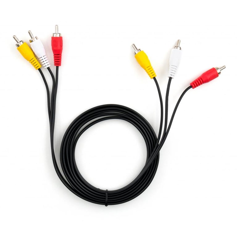 Кабель мультимедійний 3RCA to 3RCA 1.8m Vinga (VCP3RCA1.8) - фото 3