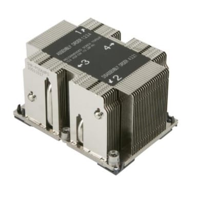 Радіатор охолодження Supermicro SNK-P0068PS/LGA3647/2U Passive (SNK-P0068PS) - фото 1
