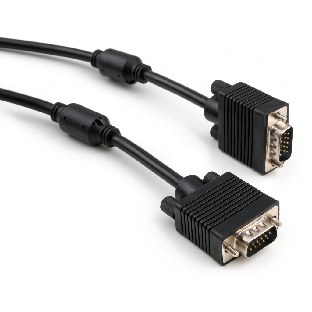 Кабель мультимедійний VGA 3.0m ferrits Vinga (VCPVGAF3BK) - головне фото