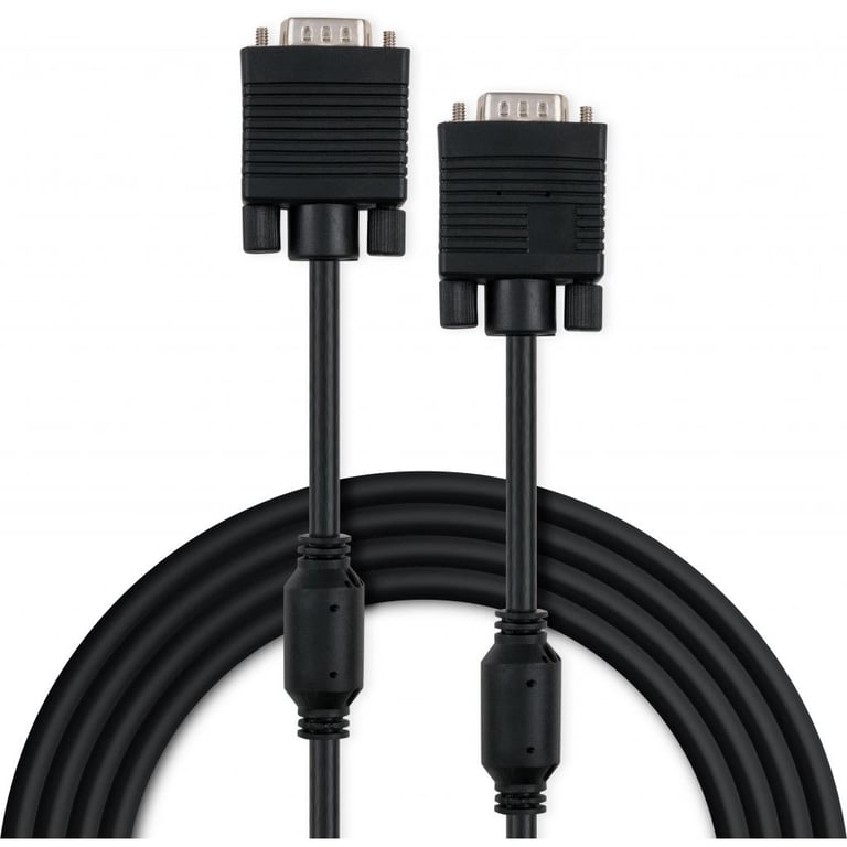 Кабель мультимедійний VGA 3.0m ferrits Vinga (VCPVGAF3BK) - фото 2