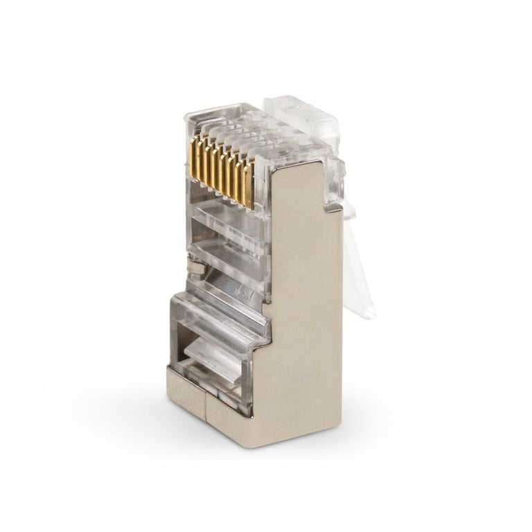 Конектор Vinga RJ-45 FTP 100 шт. (VCPCON8P8CFTP) - фото 2