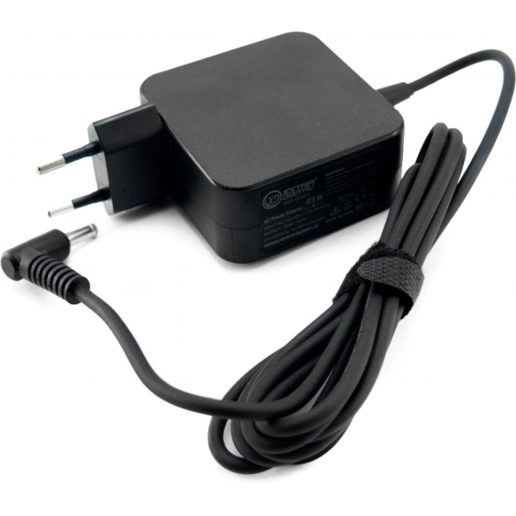 Блок живлення до ноутбуку Extradigital HP 19.5V, 2.31A, 45W (4.5x3.0) High Quality (PSH3886) - фото 1