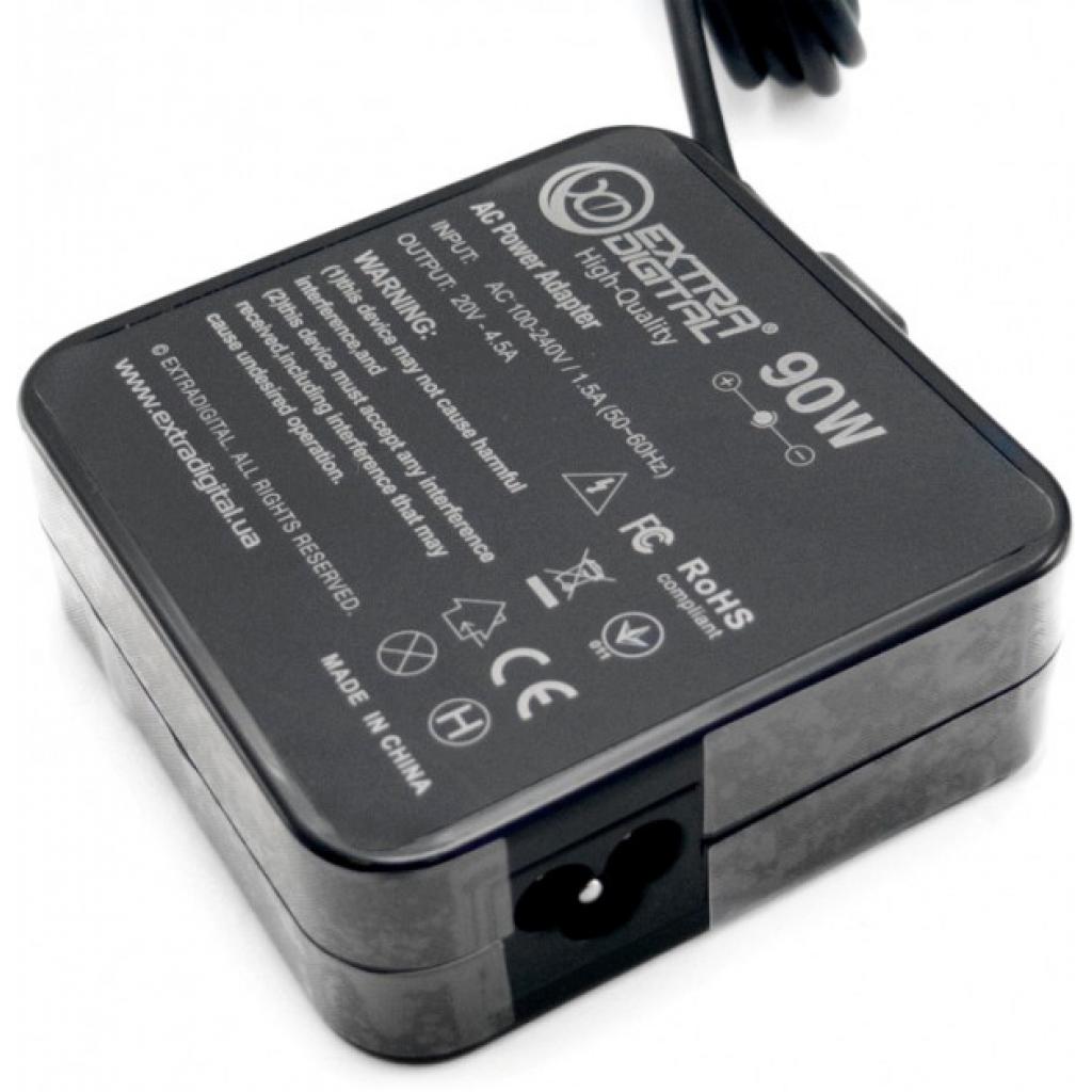 Блок живлення до ноутбуку Extradigital Lenovo 20V, 4.5A, 90W (5.5x2.5) High Quality (PSL3866) - фото 2 Блок живлення до ноутбуку Extradigital Lenovo 20V, 4.5A, 90W (5.5x2.5) High Quality (PSL3866) - фото 2