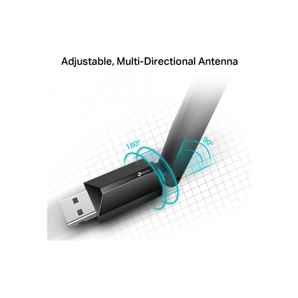 Мережева карта Wi-Fi TP-Link ARCHER-T2U-PLUS - фото 7 Мережева карта Wi-Fi TP-Link ARCHER-T2U-PLUS - фото 7