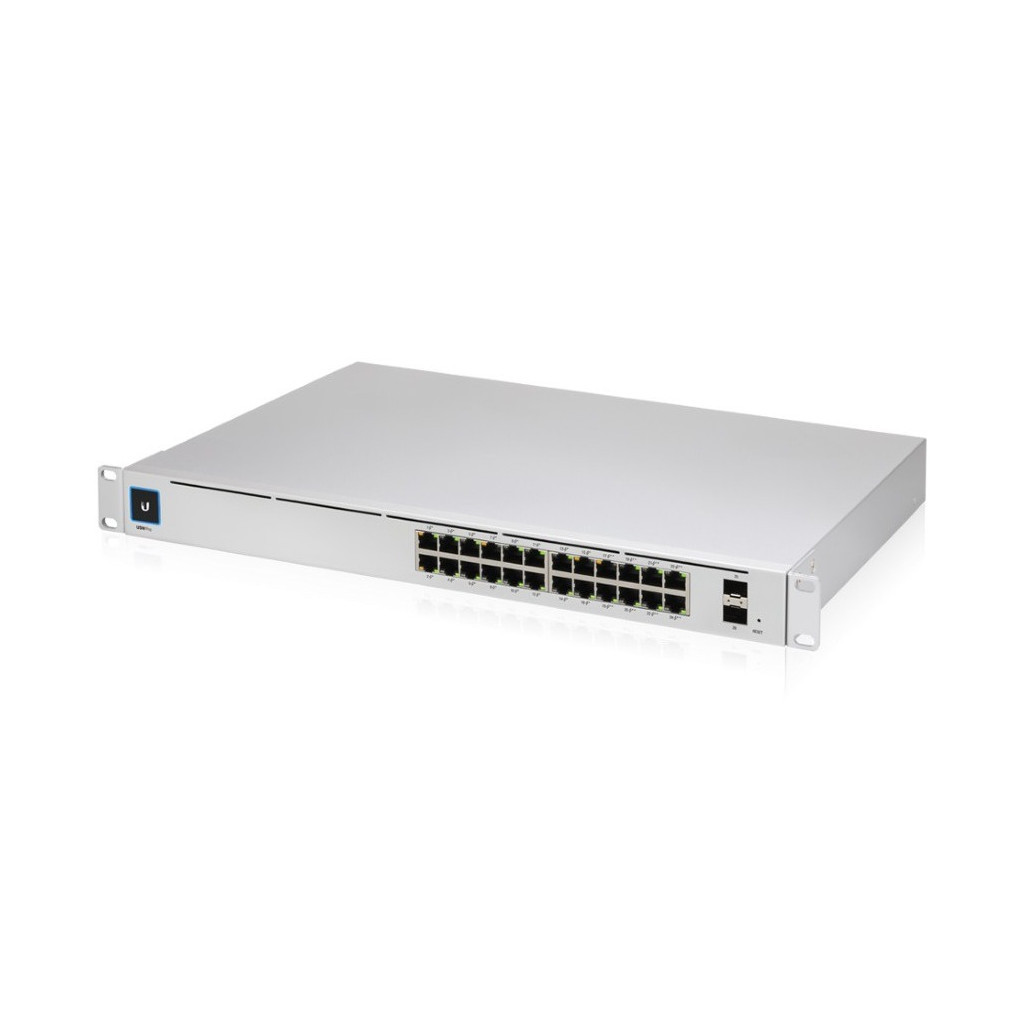 Комутатор мережевий Ubiquiti USW-Pro-24-POE Комутатор мережевий Ubiquiti USW-Pro-24-POE