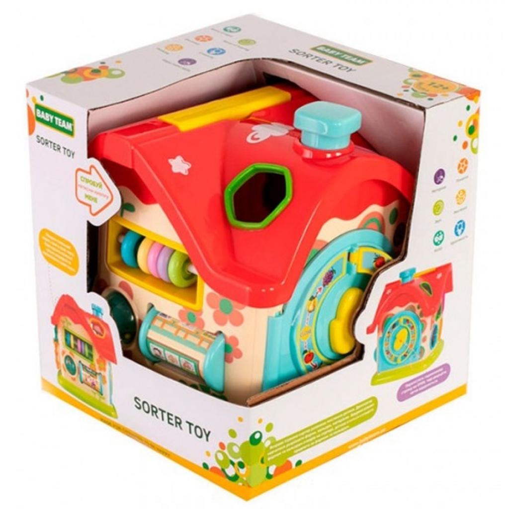 Розвиваюча іграшка Baby Team сортер Будиночок (8640) - фото 2 Розвиваюча іграшка Baby Team сортер Будиночок (8640) - фото 2
