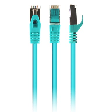 Патч-корд 3м S/FTP Cat 6A CU LSZH green Cablexpert (PP6A-LSZHCU-G-3M) - фото 1