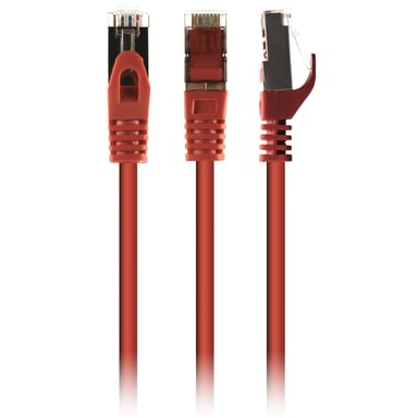 Патч-корд 2м S/FTP Cat 6A CU LSZH red Cablexpert (PP6A-LSZHCU-R-2M) - фото 1