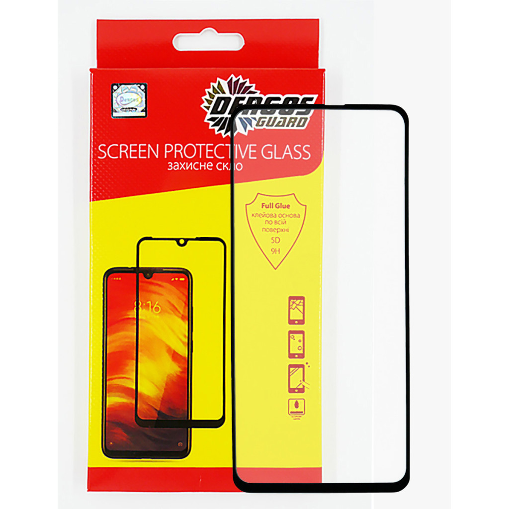 Скло захисне Dengos Full Glue Samsung Galaxy A51 (black) (TGFG-99) - головне фото