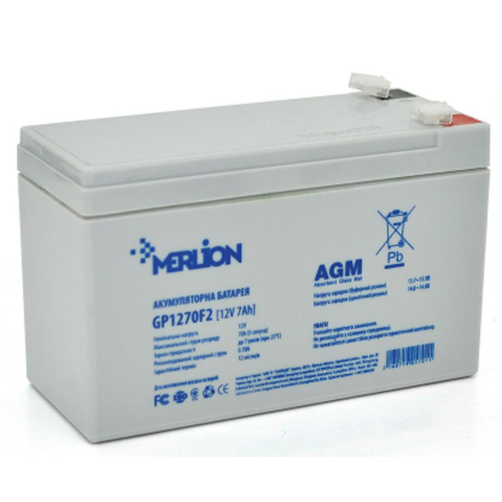 Батарея до ДБЖ Merlion 12V-7Ah (GP1270F2) - головне фото