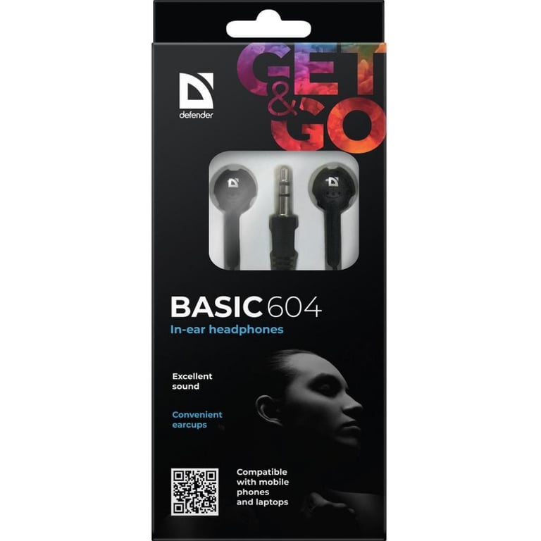 Навушники Defender Basic 604 Black (63604) - фото 4
