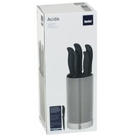 Набір ножів Kela Acida с подставкой 6 предметов Grey (11288) - фото 6