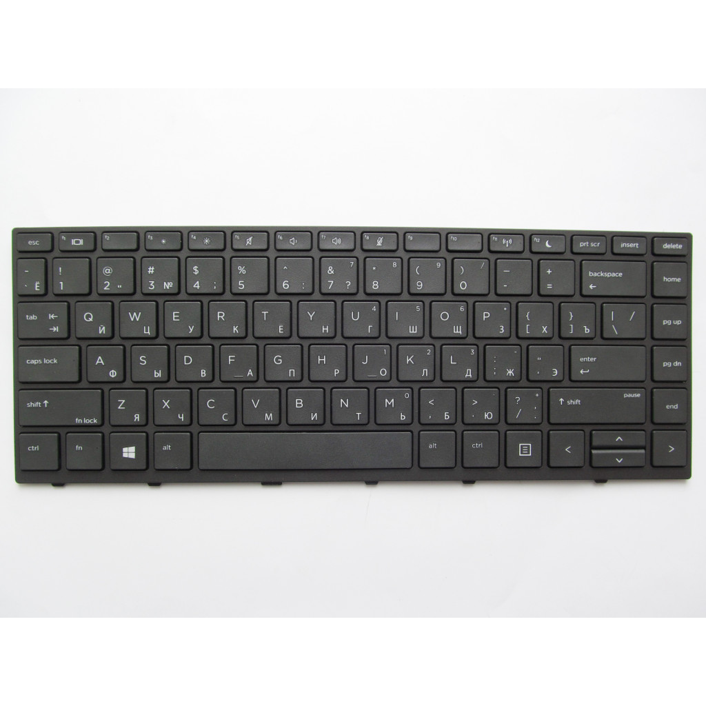 Клавіатура ноутбука HP ProBook 430/440/445 G5 черная с черной (A46088) - головне фото