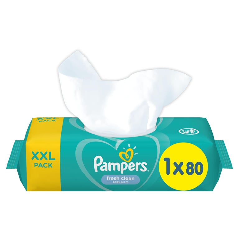Дитячі вологі серветки Pampers Sens 80 шт (8001841041421) - фото 2