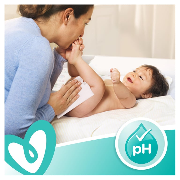 Дитячі вологі серветки Pampers Sens 80 шт (8001841041421) - фото 7
