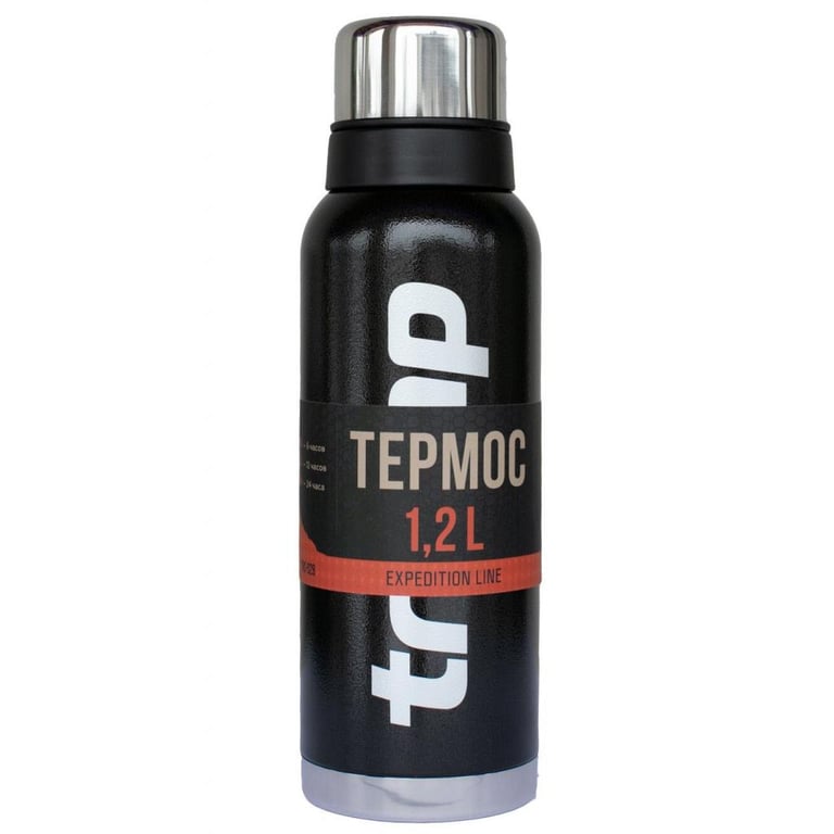 Термос Tramp Expedition Line 1.2 л Black (UTRC-028-black) - фото 1