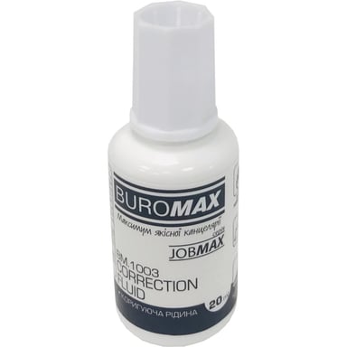 Коректор Buromax fluid "JOBMAX" 20ml (BM.1003) - фото 1