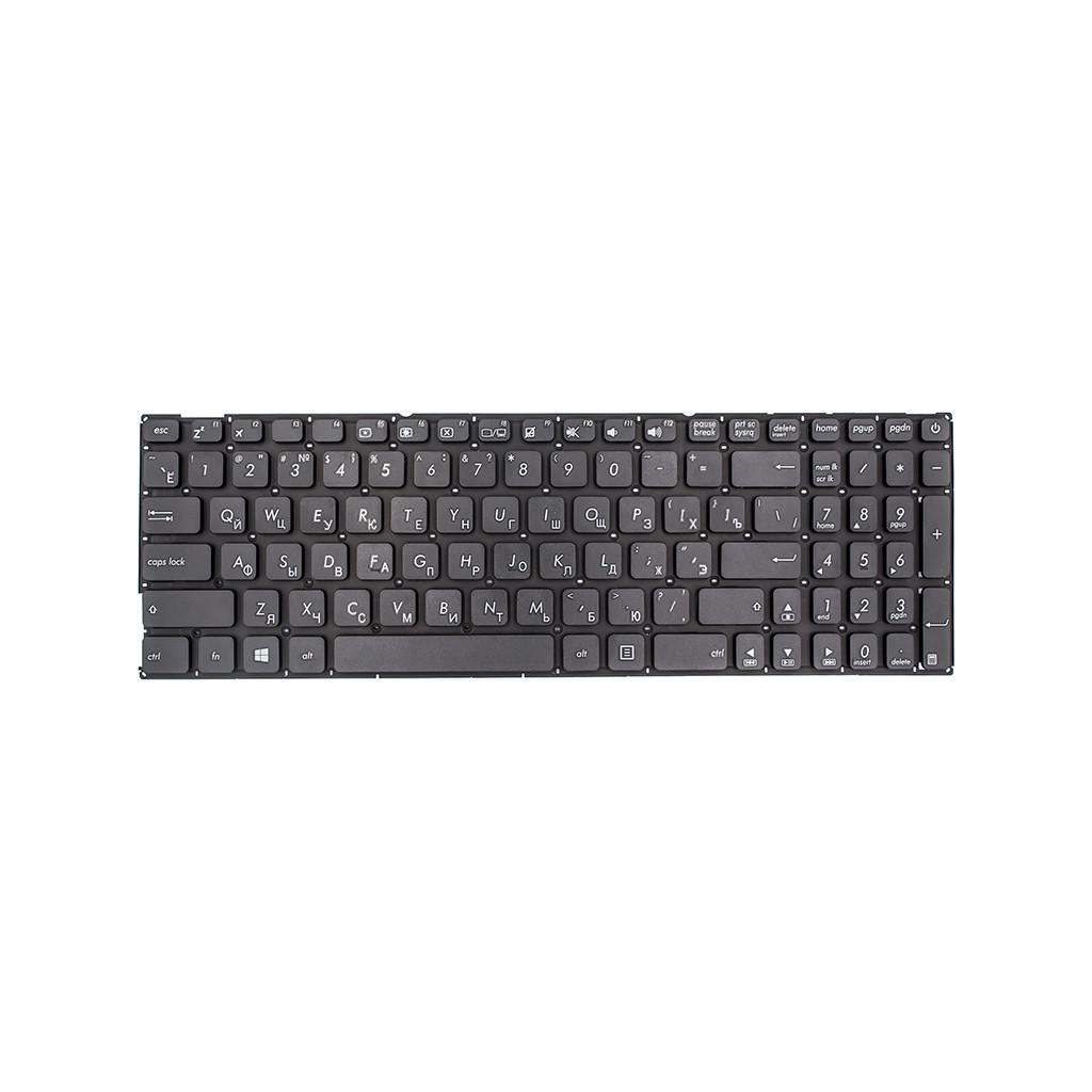 Клавіатура ноутбука PowerPlant ASUS X541 series черный (KB312597) Клавіатура ноутбука PowerPlant ASUS X541 series черный (KB312597)