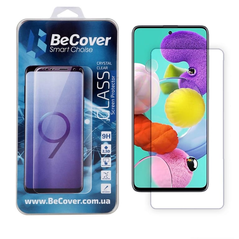 Скло захисне BeCover Samsung Galaxy A51 SM-A515 Crystal Clear Glass (704669) - фото 1