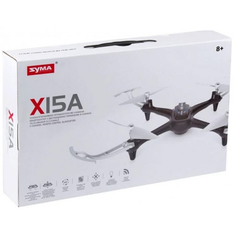 Радіокерована іграшка Syma Квадрокоптер с 2.4 ГГц 29 см Black (X15A_black) - фото 2