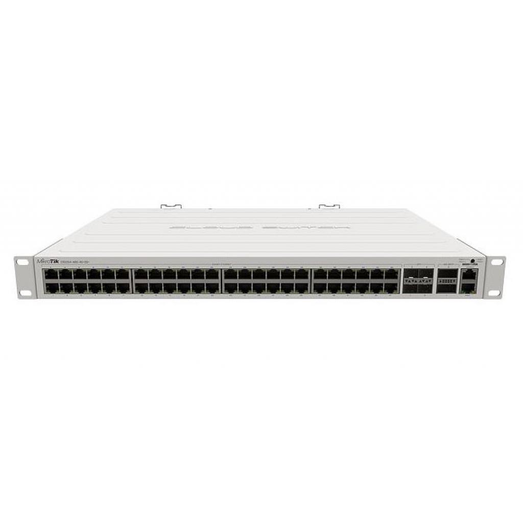 Комутатор мережевий Mikrotik CRS354-48G-4S+2Q+RM - фото 1 Комутатор мережевий Mikrotik CRS354-48G-4S+2Q+RM - фото 1