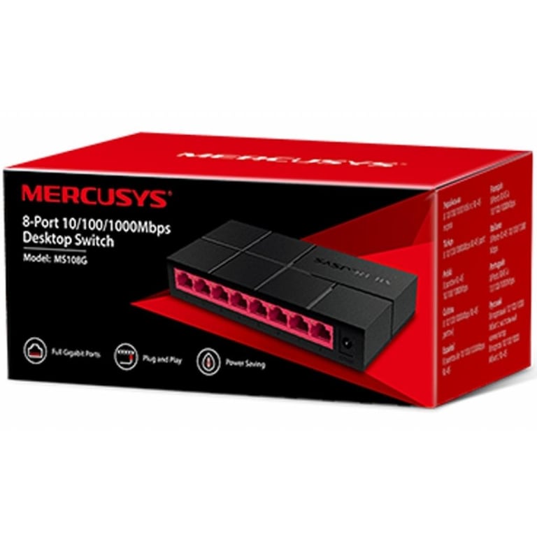 Комутатор мережевий Mercusys MS108G - фото 4