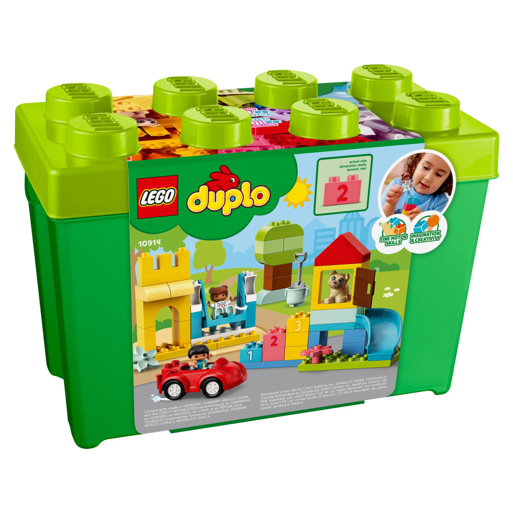 Конструктор LEGO DUPLO Classic Коробка з кубиками Deluxe (10914) - фото 5 Конструктор LEGO DUPLO Classic Коробка з кубиками Deluxe (10914) - фото 5
