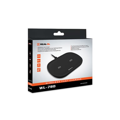 Зарядний пристрій REAL-EL WL-780 black (EL123160020) - фото 1