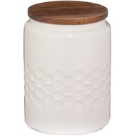 Ємність для сипучих продуктів Kela Mellis White 0,8 л 10,5х14,5 см (12084) - фото 1
