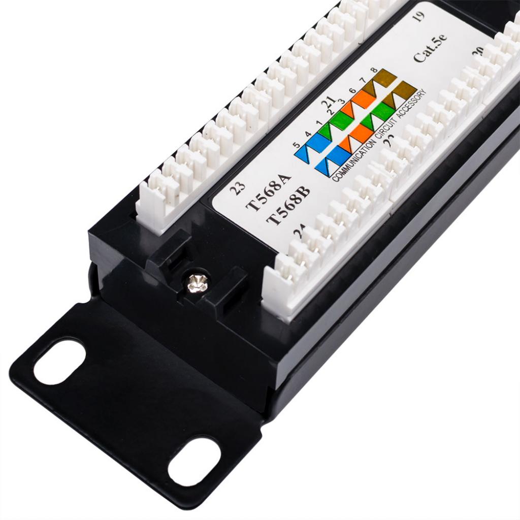 Патч-панель Atcom 19" 24 порта UTP (P5124) - фото 2 Патч-панель Atcom 19" 24 порта UTP (P5124) - фото 2