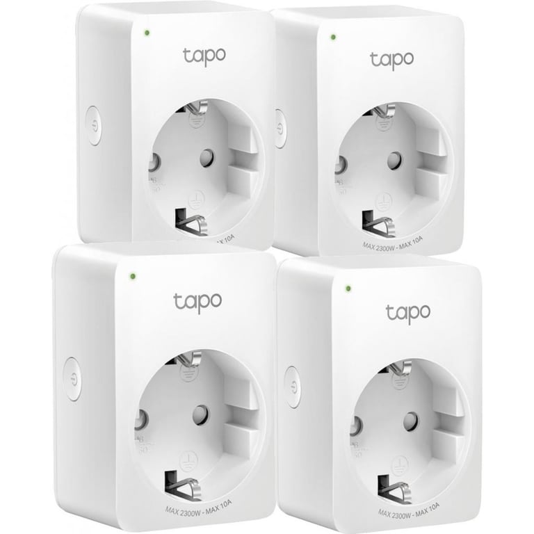 Розумна розетка TP-Link Tapo P100 (4-pack) (Tapo P100(4-pack)) - фото 1