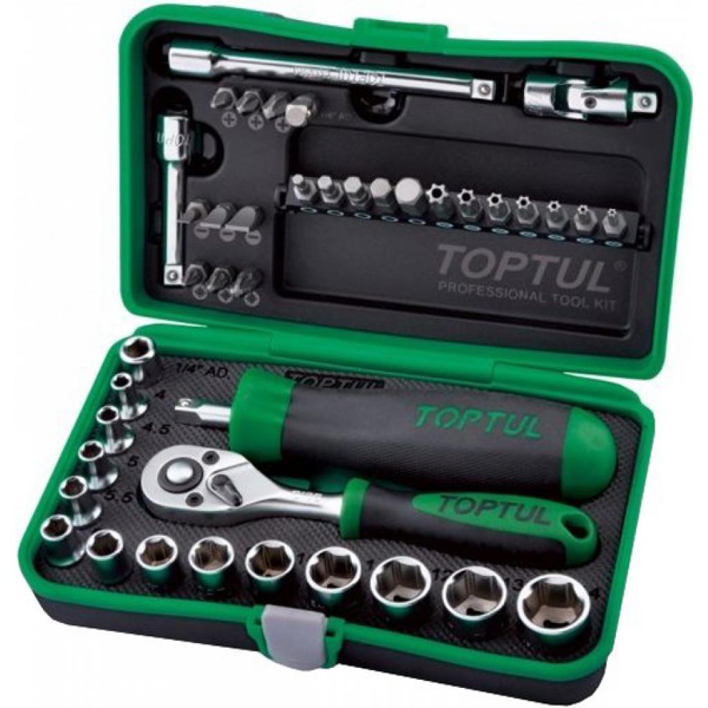 Набір інструментів Toptul професійний 1/4" 41од. (GADW4101) - фото 1 Набір інструментів Toptul професійний 1/4" 41од. (GADW4101) - фото 1