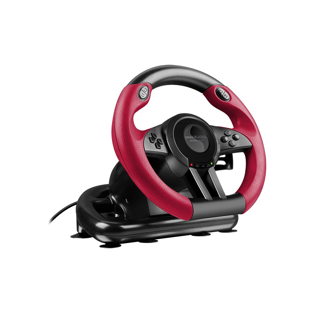 Кермо Speedlink Trailblazer Racing Wheel PC/Xbox One/PS3/PS4 Black/Red (SL-450500-BK) - фото 1 Кермо Speedlink Trailblazer Racing Wheel PC/Xbox One/PS3/PS4 Black/Red (SL-450500-BK) - фото 1