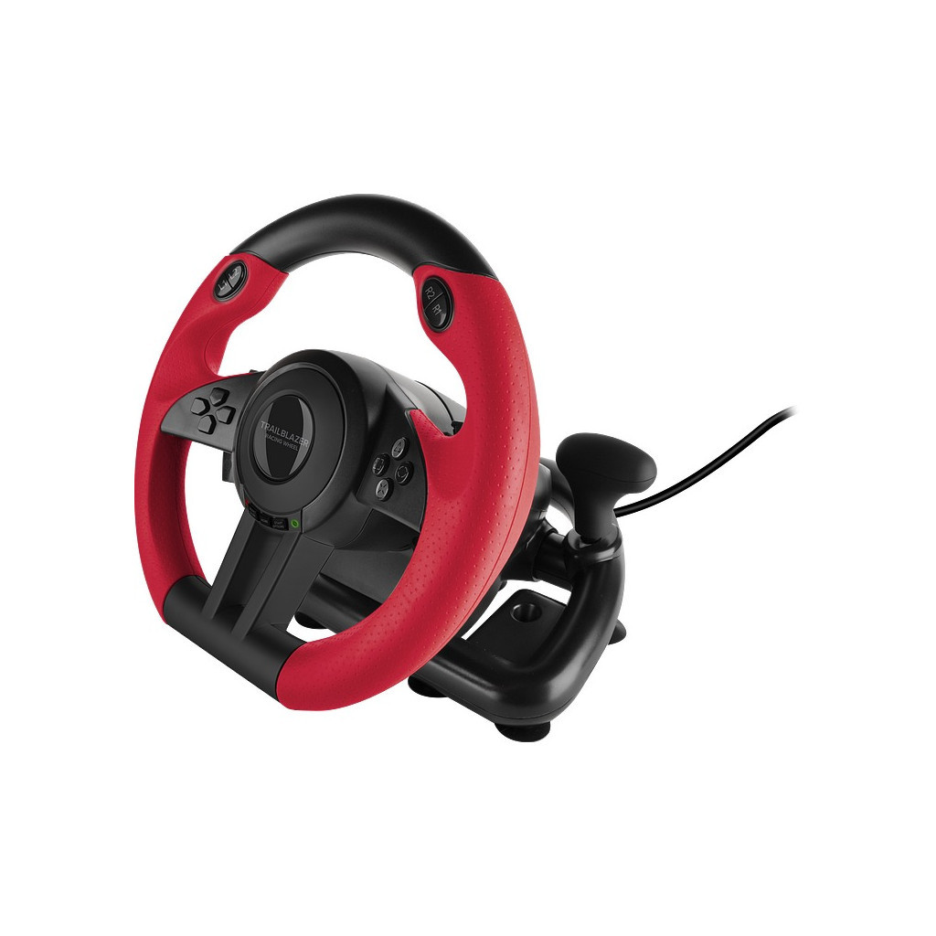 Кермо Speedlink Trailblazer Racing Wheel PC/Xbox One/PS3/PS4 Black/Red (SL-450500-BK) - фото 2 Кермо Speedlink Trailblazer Racing Wheel PC/Xbox One/PS3/PS4 Black/Red (SL-450500-BK) - фото 2