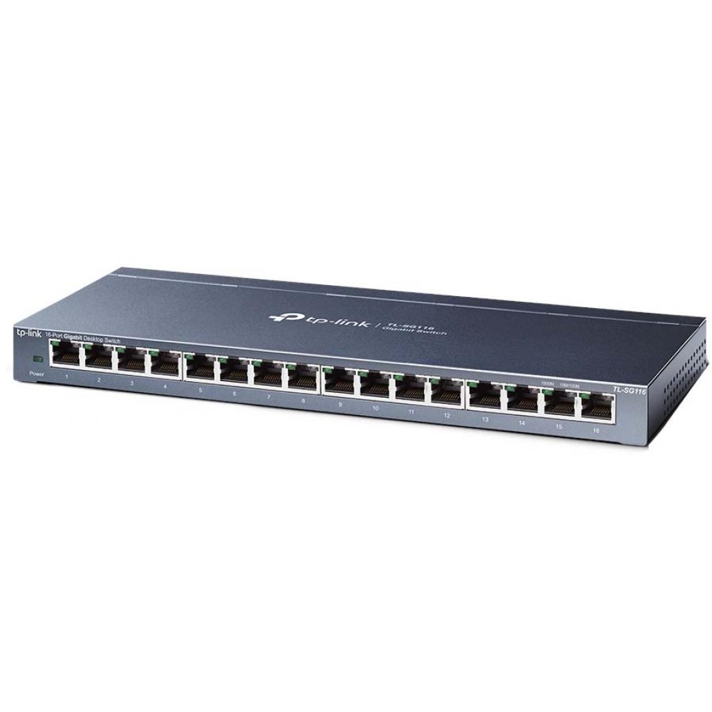 Комутатор мережевий TP-Link TL-SG116 - фото 3 Комутатор мережевий TP-Link TL-SG116 - фото 3
