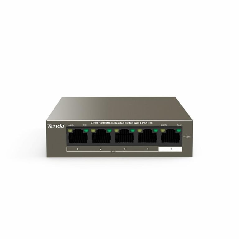 Комутатор мережевий Tenda TEF1105P-4-63W - фото 1
