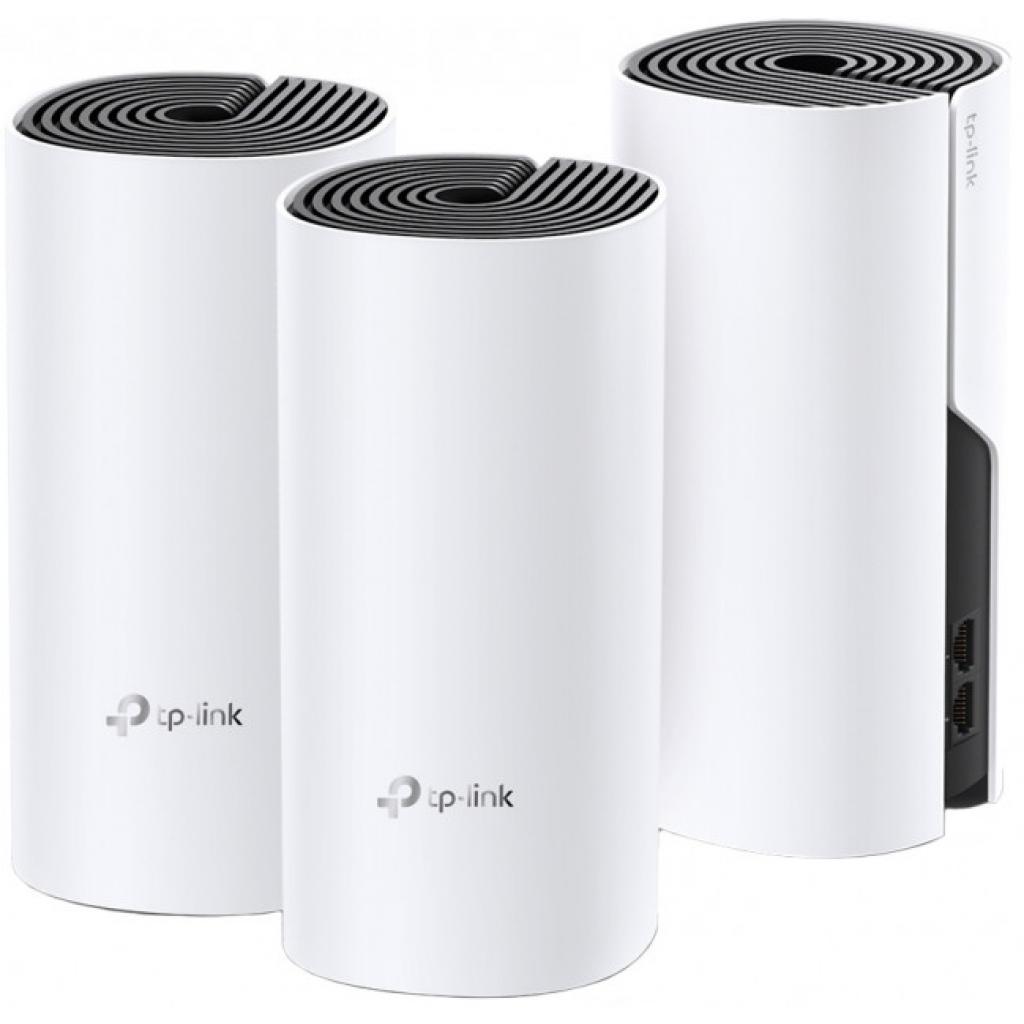 Точка доступу Wi-Fi TP-Link DECO E4 3 pcs AC1200, 2xFE LAN/WAN, MESH, MU-MIMO, Beamformi (DECO-E4-3-PACK) - фото 1 Точка доступу Wi-Fi TP-Link DECO E4 3 pcs AC1200, 2xFE LAN/WAN, MESH, MU-MIMO, Beamformi (DECO-E4-3-PACK) - фото 1