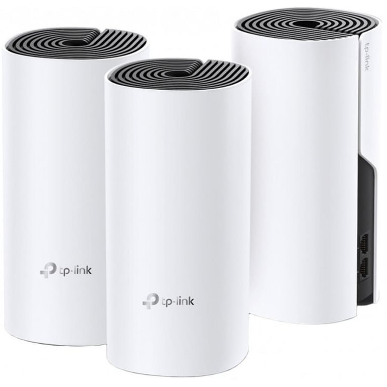 Точка доступу Wi-Fi TP-Link DECO E4 3 pcs AC1200, 2xFE LAN/WAN, MESH, MU-MIMO, Beamformi (DECO-E4-3-PACK) - фото 1