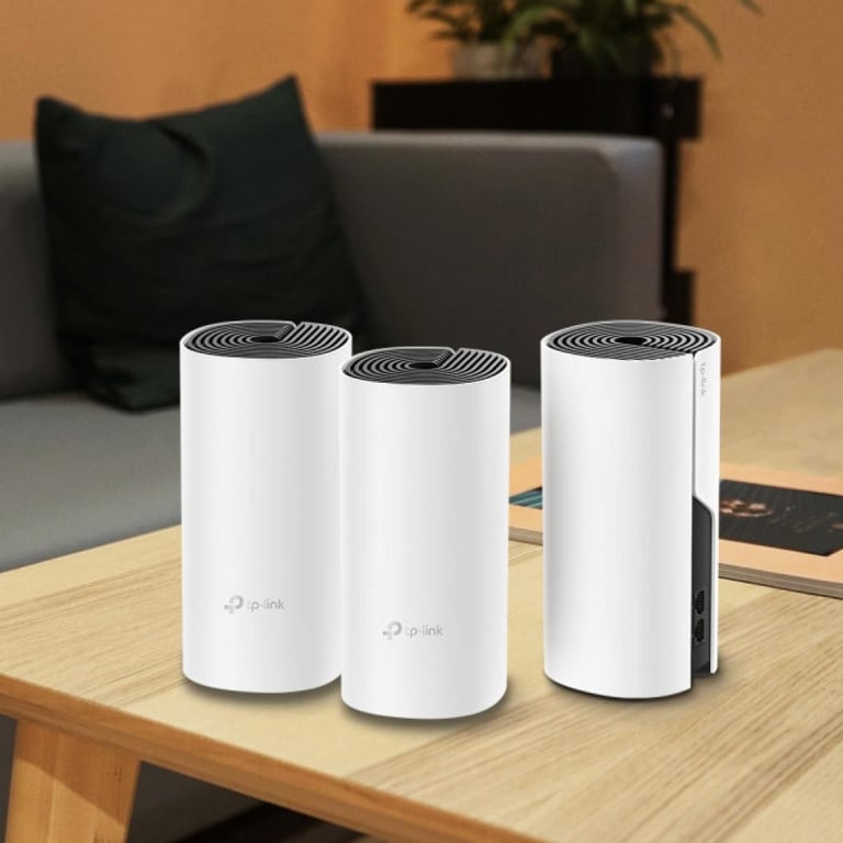 Точка доступу Wi-Fi TP-Link DECO E4 3 pcs AC1200, 2xFE LAN/WAN, MESH, MU-MIMO, Beamformi (DECO-E4-3-PACK) - фото 5