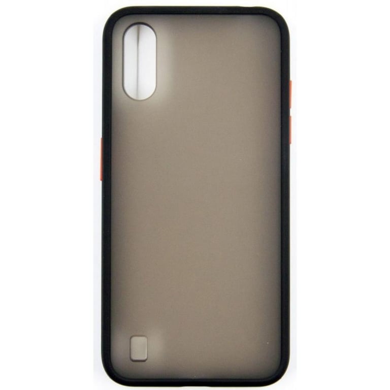 Чохол до мобільного телефона Dengos Samsung Galaxy A01 (black) (DG-TPU-MATT-32) - фото 1