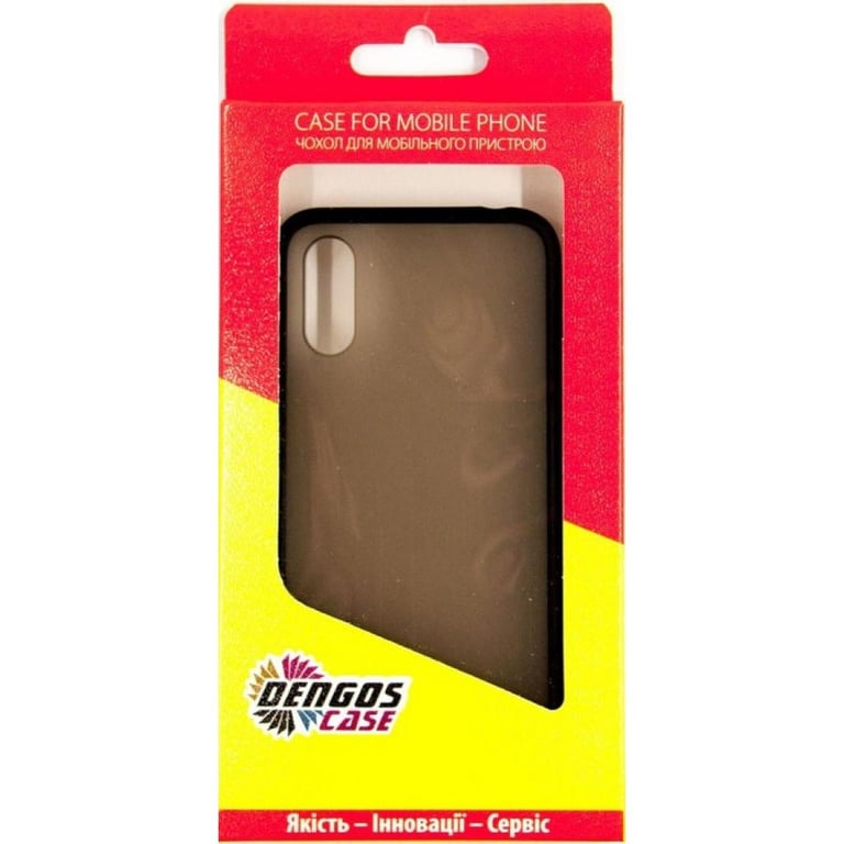 Чохол до мобільного телефона Dengos Samsung Galaxy A01 (black) (DG-TPU-MATT-32) - фото 4