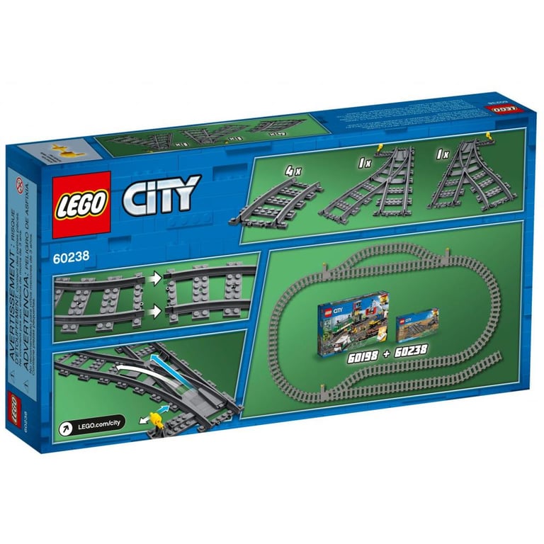 Конструктор LEGO City Залізничні стрілки 8 деталей (60238) - фото 4