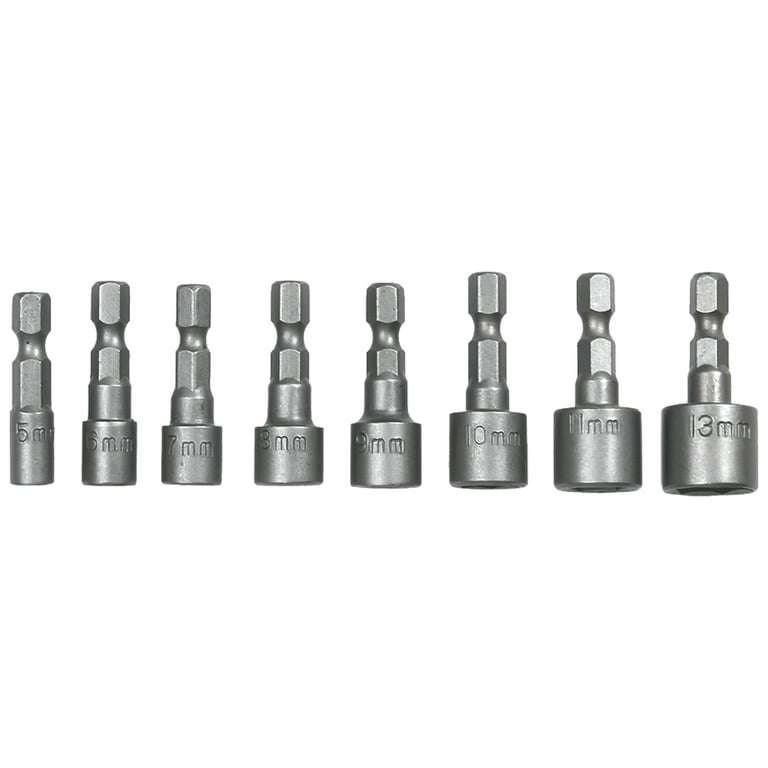 Набір головок Topex 1/4", 8 шт (39D387) - фото 1