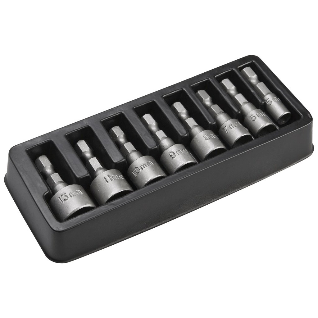 Набір головок Topex 1/4", 8 шт (39D387) - фото 2 Набір головок Topex 1/4", 8 шт (39D387) - фото 2