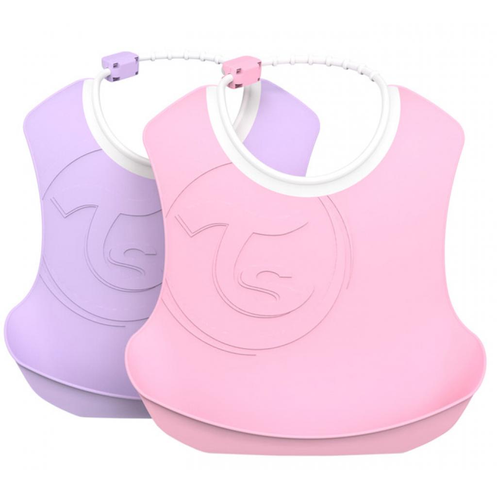 Нагрудничок Twistshake Набір 4 міс+ лаванд/рож (69842) - фото 1 Нагрудничок Twistshake Набір 4 міс+ лаванд/рож (69842) - фото 1