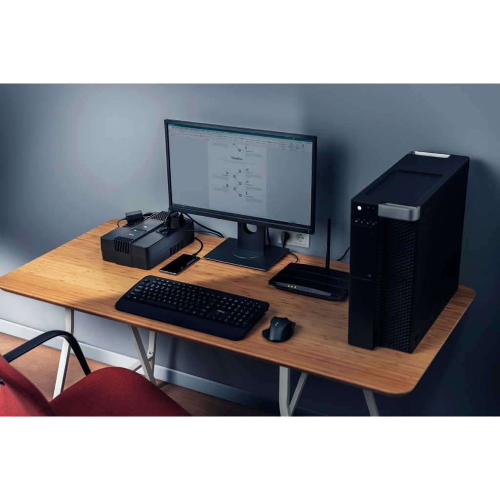 Пристрій безперебійного живлення Trust Maxxon 800VA UPS (23326_TRUST) - фото 4 Пристрій безперебійного живлення Trust Maxxon 800VA UPS (23326_TRUST) - фото 4