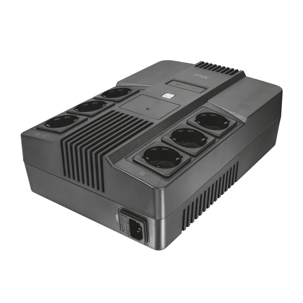 Пристрій безперебійного живлення Trust Maxxon 800VA UPS (23326_TRUST) - фото 3 Пристрій безперебійного живлення Trust Maxxon 800VA UPS (23326_TRUST) - фото 3