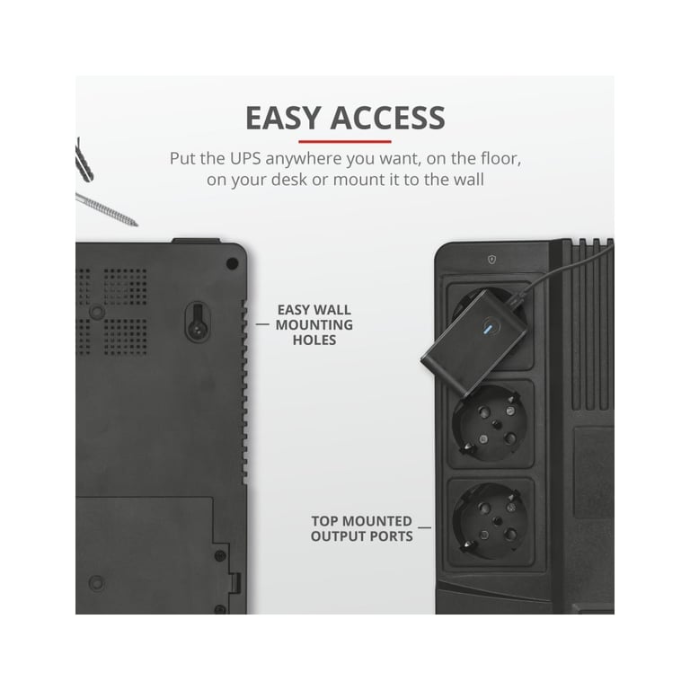 Пристрій безперебійного живлення Trust Maxxon 800VA UPS (23326_TRUST) - фото 6