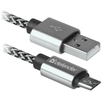 Дата кабель USB 2.0 AM to Micro 5P 1.0m USB08-03T PRO Defender (87815) - фото 1